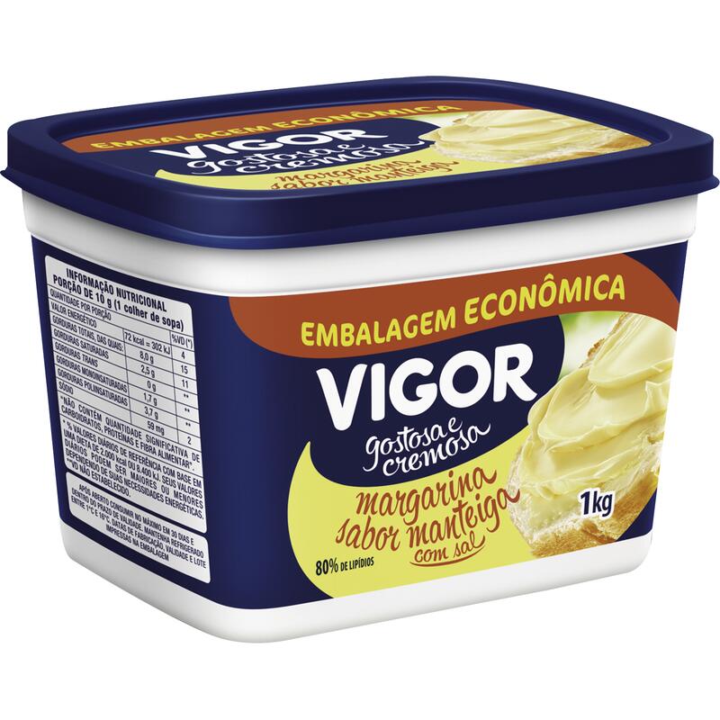 Margarina Vigor Sabor Manteiga com sal 1kg