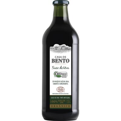 Suco Casa de Bento Integral Uva Orgânico 1,5L