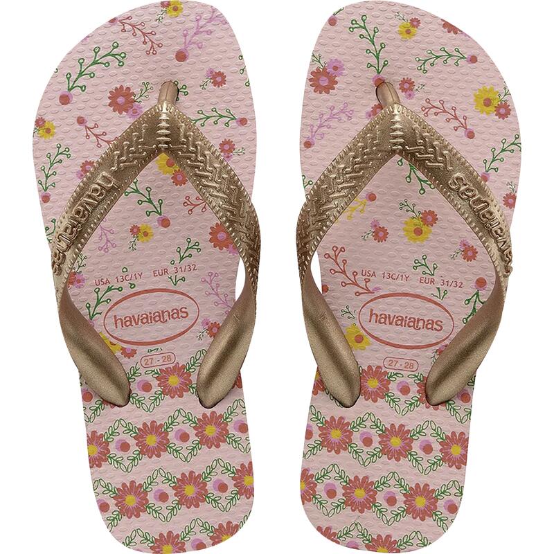 Sandália Havaianas Flores Kids Tamanho 27/28 un