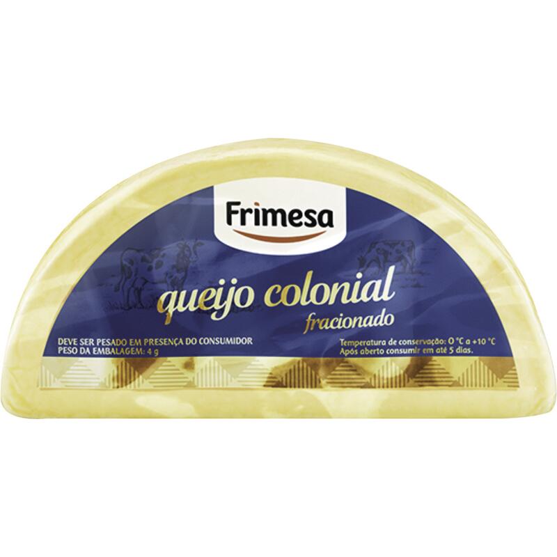 Queijo Colonial Frimesa Preço por quilo na peça