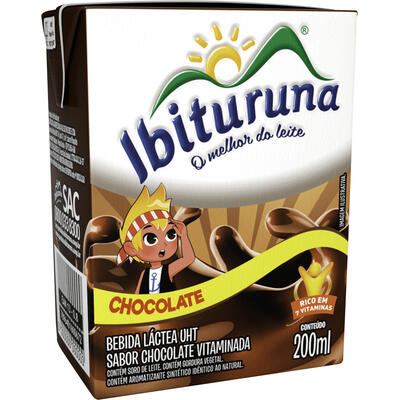 Bebida Láctea Ibituruna Chocolate 200ml