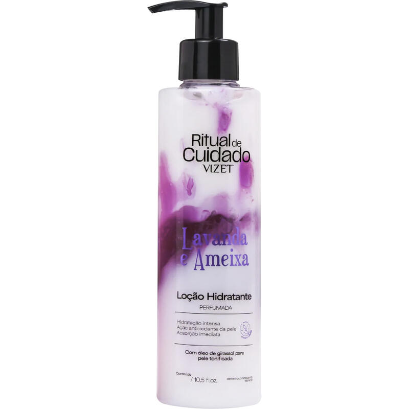 Loção Hidratante Vizet Lavanda e Ameixa 300g