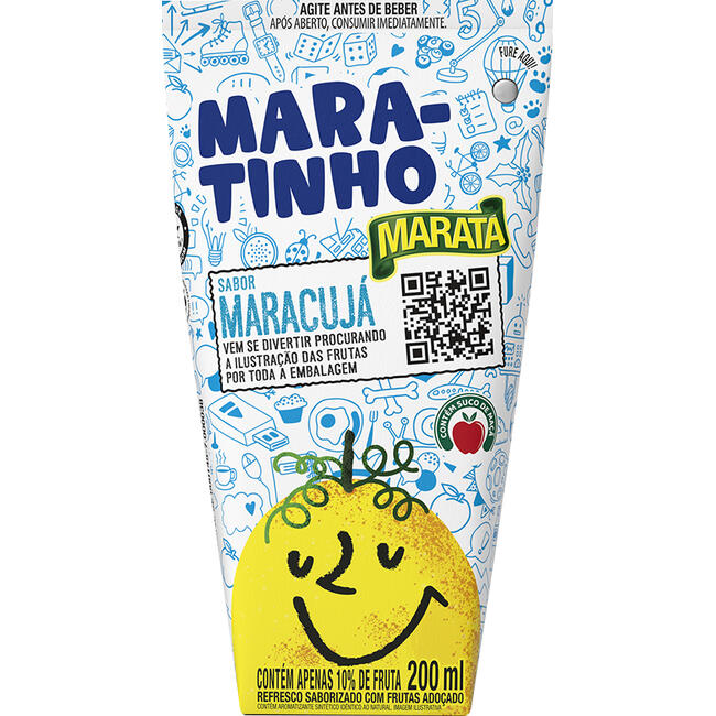 Refresco Líquido Mara-tinho Maracujá 200ml