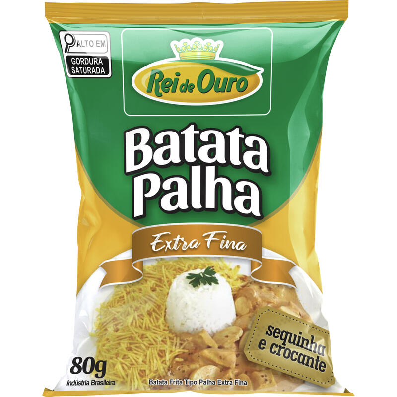 Batata Palha Rei de Ouro Extra Fina 80g