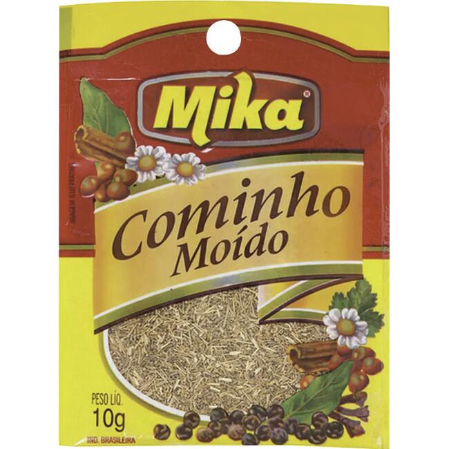 Cominho Moído Mika 10g