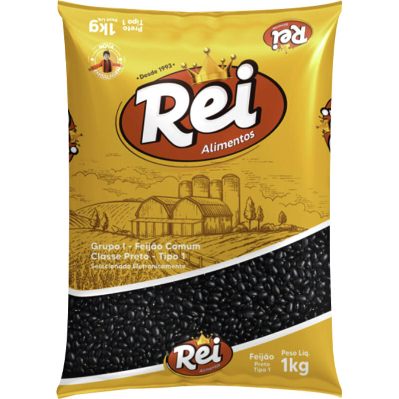 Feijão Preto Rei Tipo 1 1kg