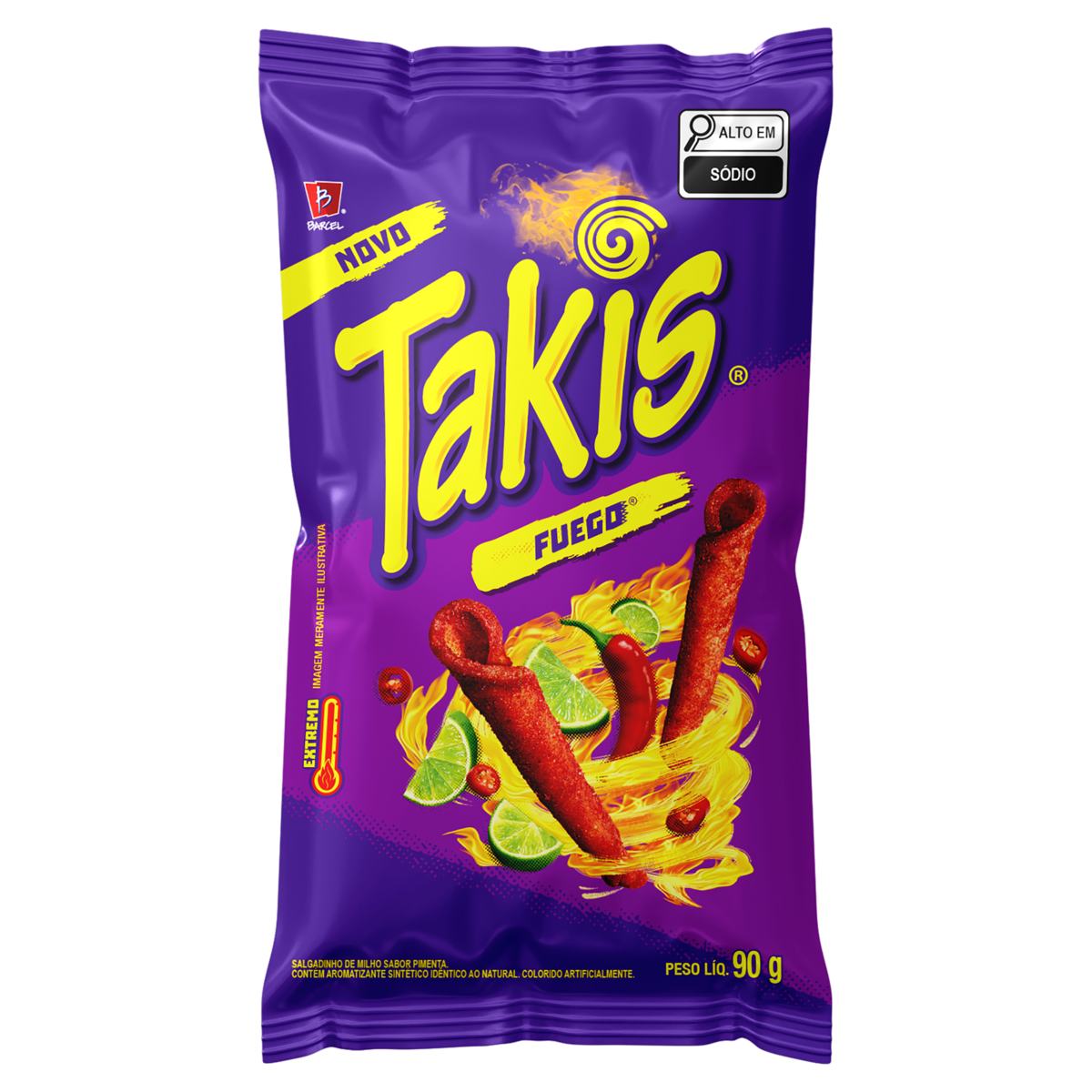 Salgadinho TAKIS Fuego 90g