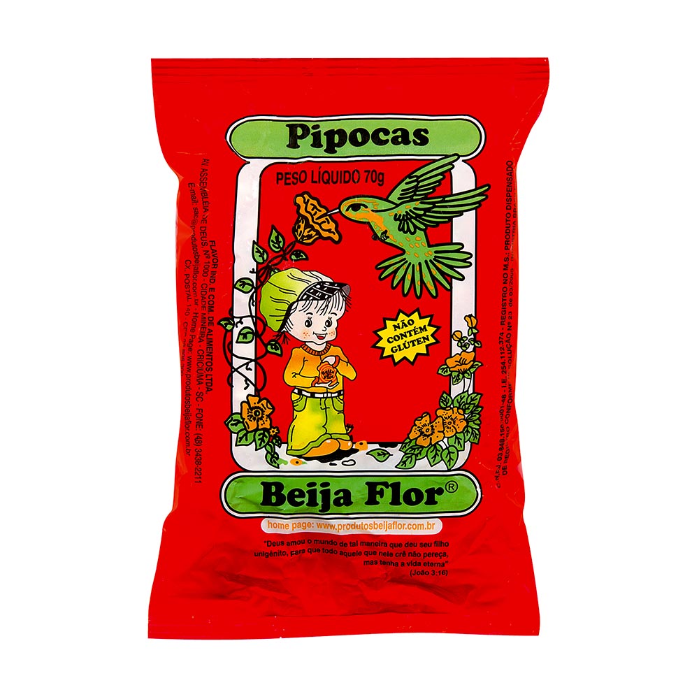 Pipoca Doce Beija Flor 70g