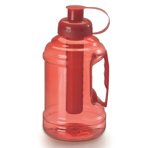 Garrafa Com Alça E Tubo Para Gelo Plasduran 1000ml