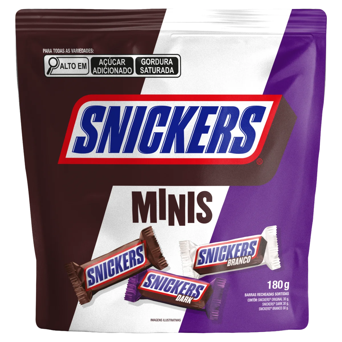 Chocolate SNICKERS Variedades 180g