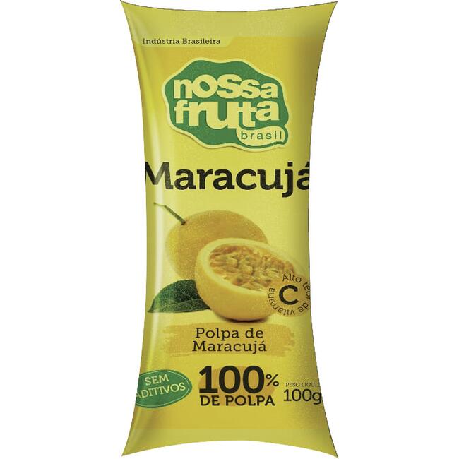 Polpa Nossa Fruta Congelada Maracujá 100g