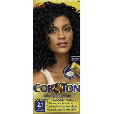 Coloração COR&TON Preto Jabuticaba 2.1