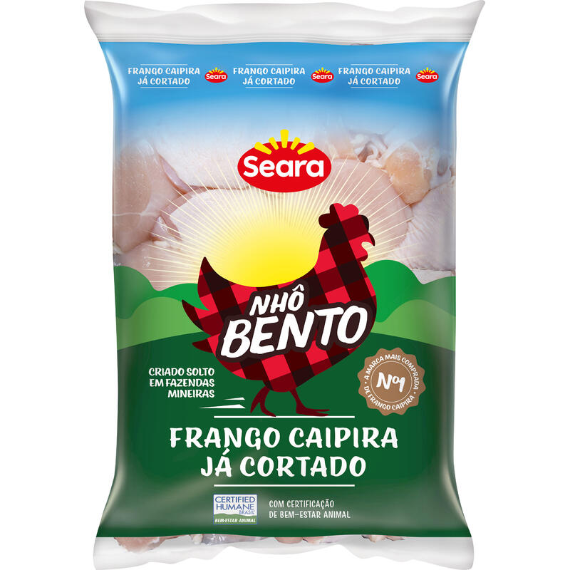 Frango Caipira em Partes Nhô Bento Cong Preço por quilo no pct