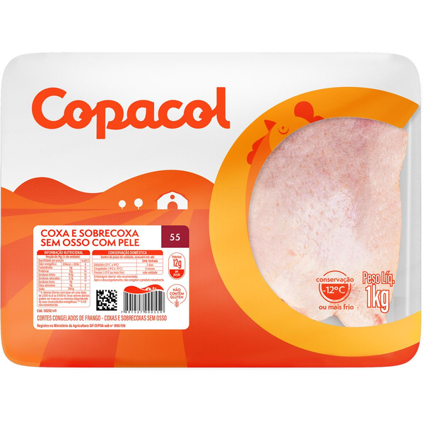 Coxa com Sobrecoxa sem Osso Copacol 1kg