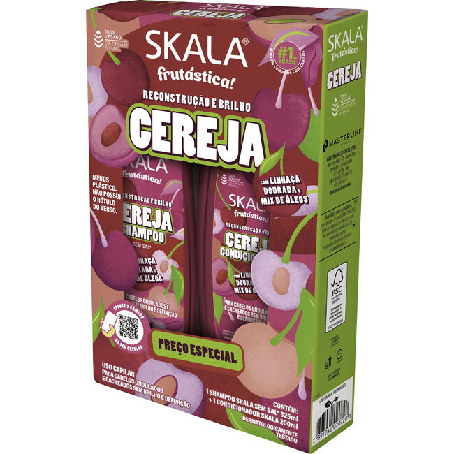 Kit Skala Shampoo + Condicionador Cereja