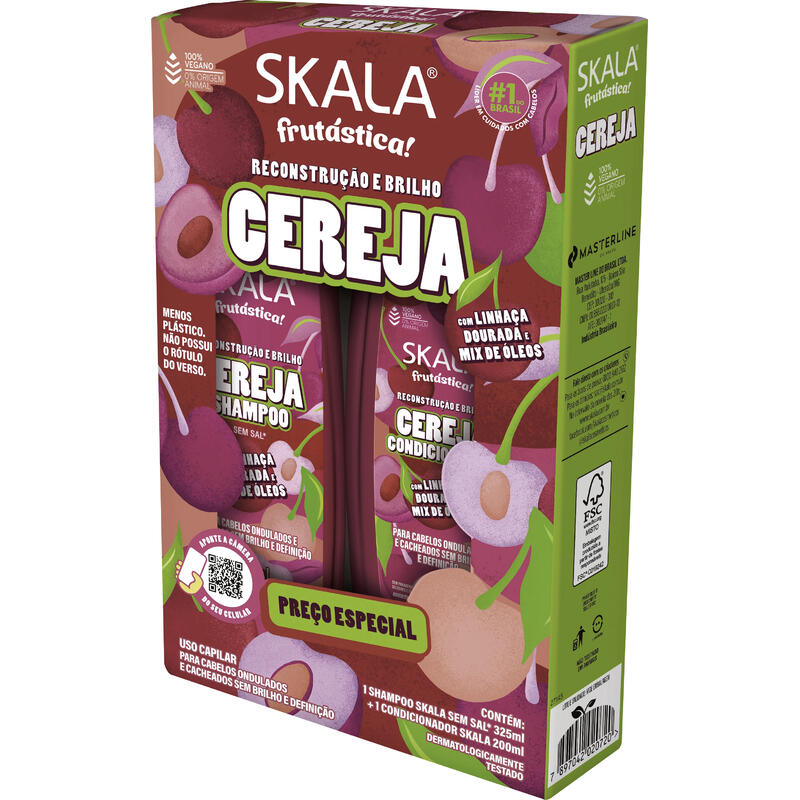 Kit Skala Shampoo + Condicionador Cereja