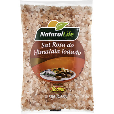 Sal Grosso Rosa do Himalaia Natural Life 500g