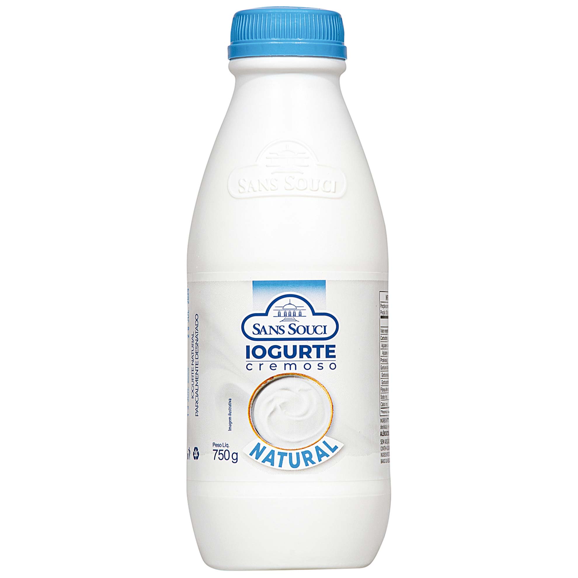 Iogurte Natural Sans Souci 750g