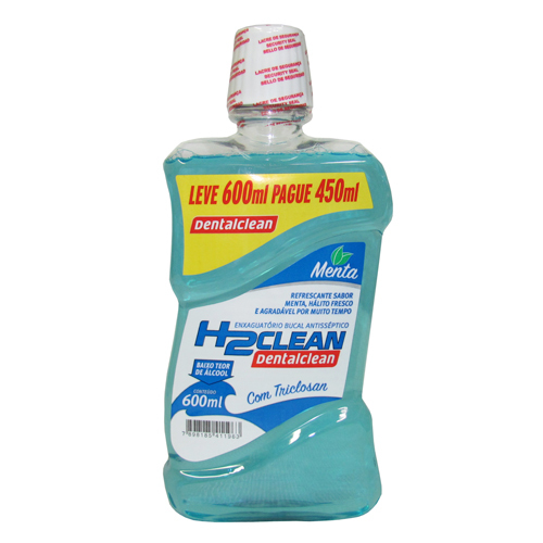 Antisséptico Bucal Dentalclean Menta 600ml