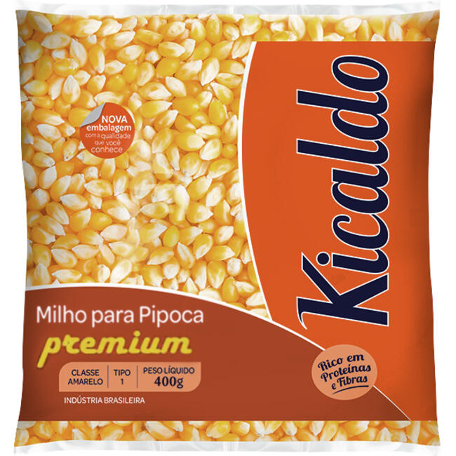 Milho para Pipoca Kicaldo 400g