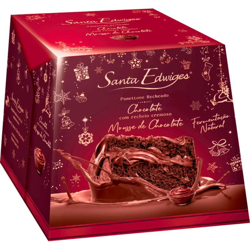 Panettone Santa Edwiges Mousse de Chocolate 500g