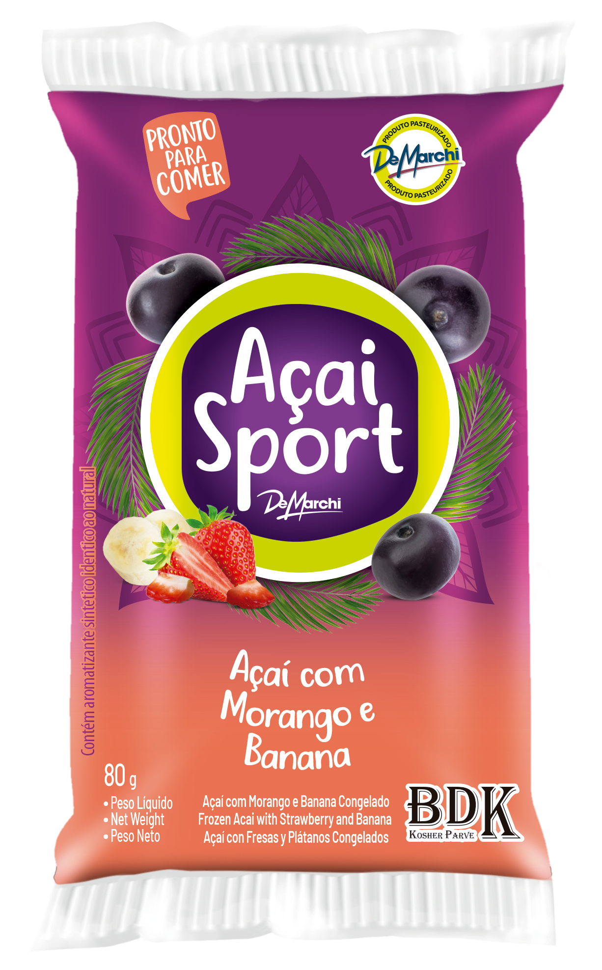 Açaí Sport Fruit Barra De Marchi 80g