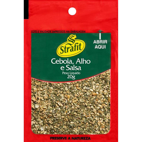 Alho, Cebola e Salsa Strafit 20g