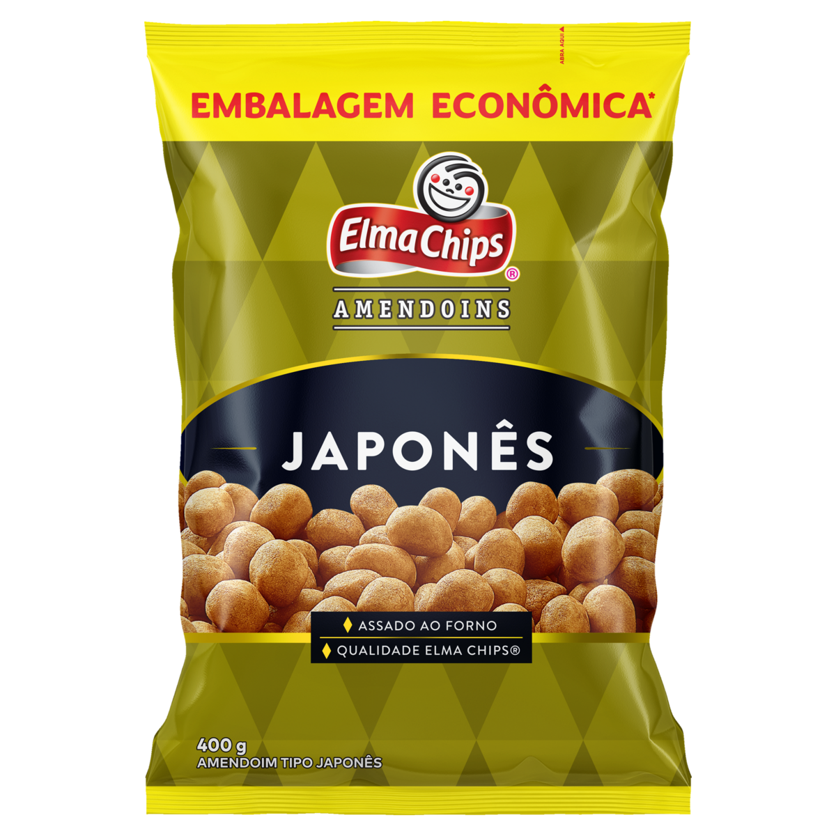 Amendoim Japonês Elma Chips 400g