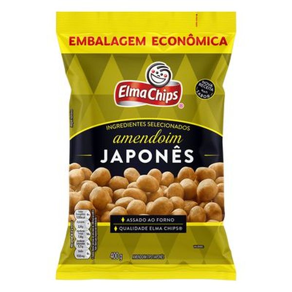 Amendoim Japonês Elma Chips 400g
