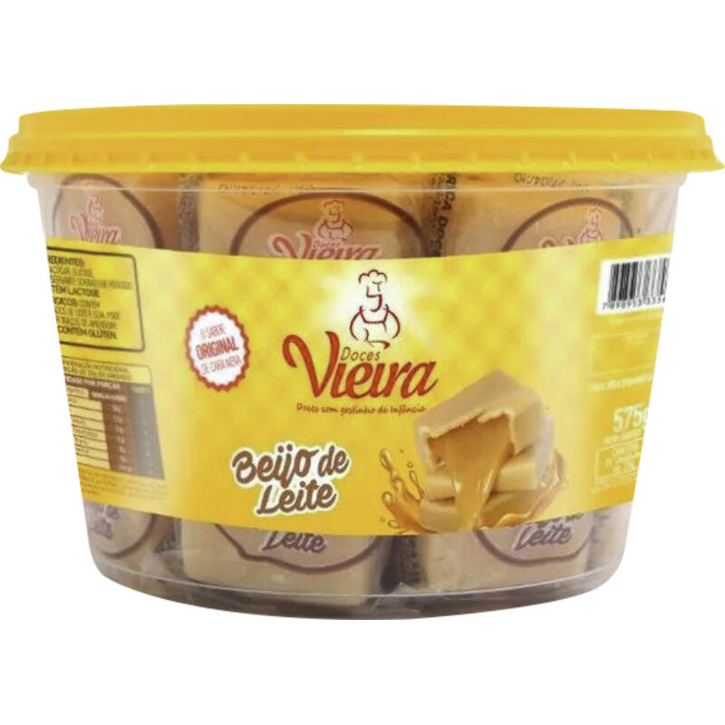 Doce Doces Vieira Beijo de Leite 575g