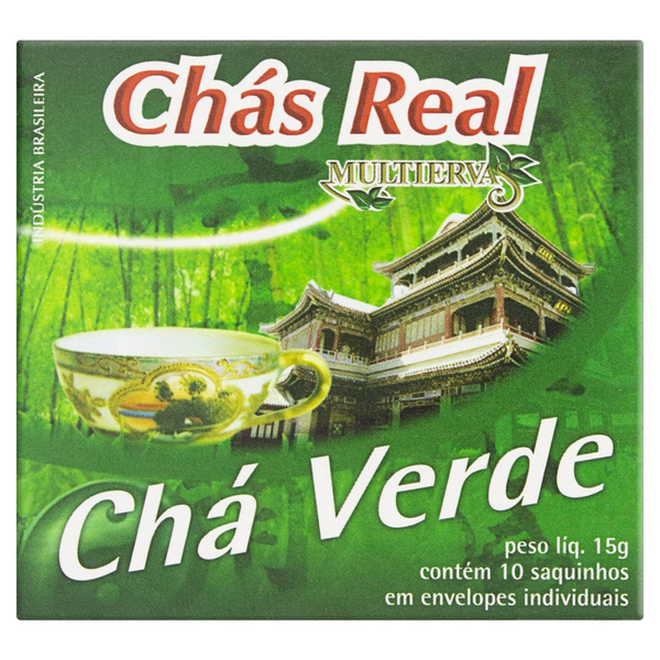 Chá-verde Real 15g - Com 10 Saquinhos