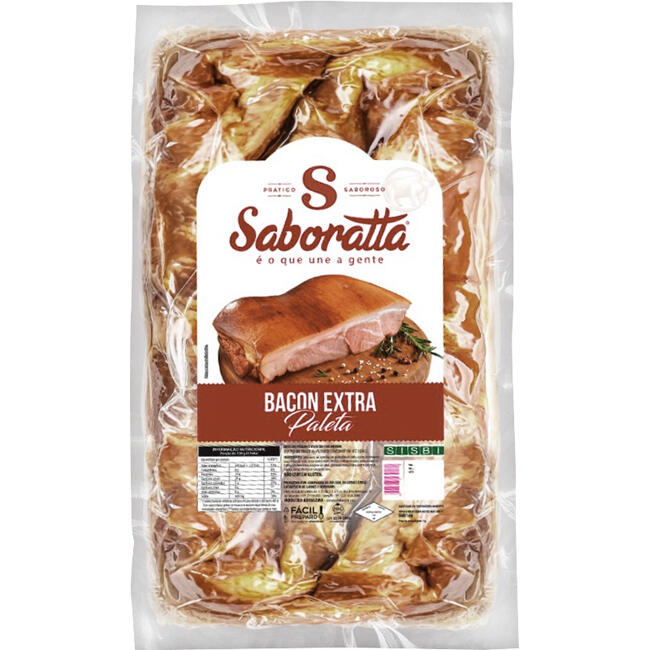 Bacon Extra Paleta Saboratta Preço por quilo na peça