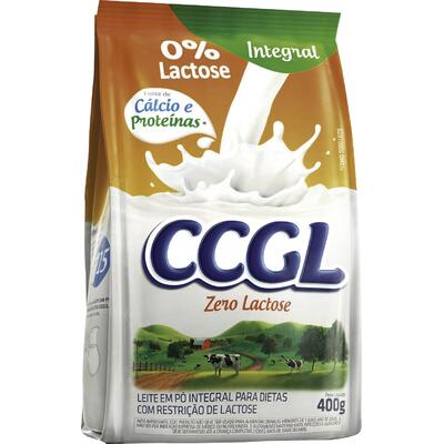 Leite em Pó CCGL Zero Lactose 400g