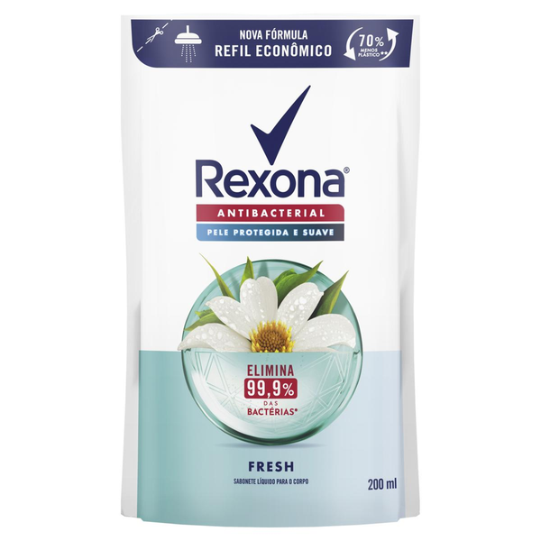 Sabonete Líquido Rexona Fresh 200ml Refil