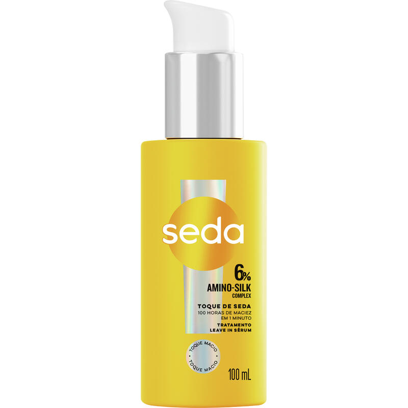 Leave-In Sérum Tratamento Seda Toque de Seda Frasco 100ml Pump