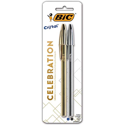 Caneta Cristal Celebration Sortido Bic 2un