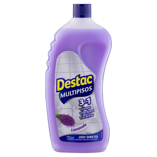 Limpa Piso Destac Multipisos Lavanda e Alfazema 750ml