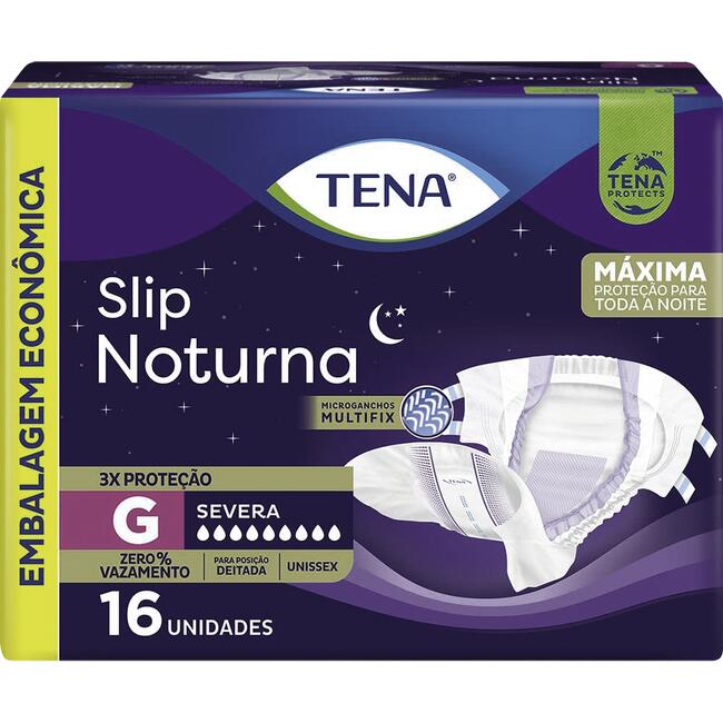 Fralda Geriátrica Tena Noturna G 16 un