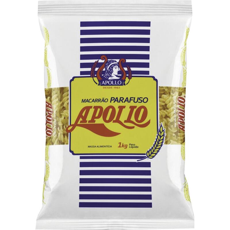Macarrão de Sêmola Apollo Parafuso 1kg