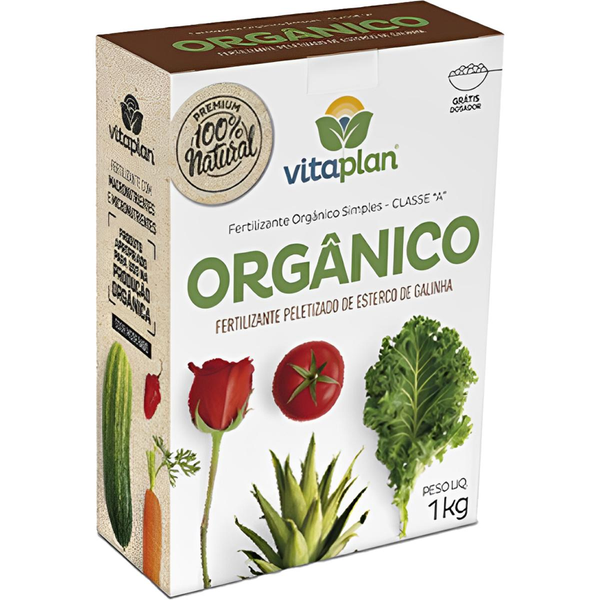 Fertilizante Nutriplan 1Kg - Orgânico