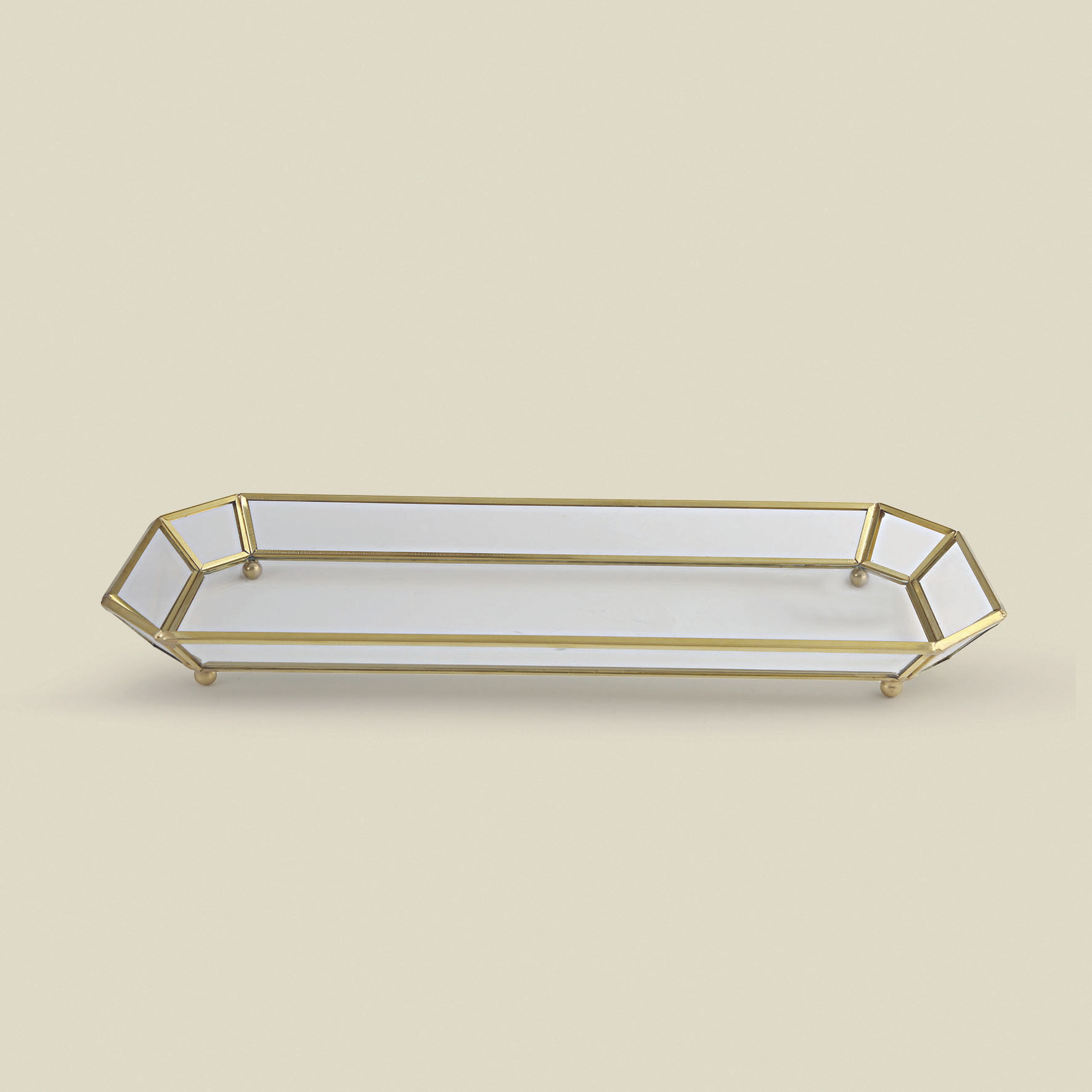 Bandeja Vidro Frame 31x13cm - A\CASA