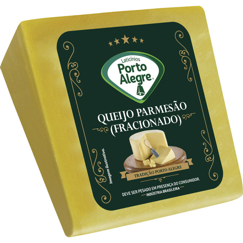 Queijo Parmesão Porto Alegre Preço por quilo na peça
