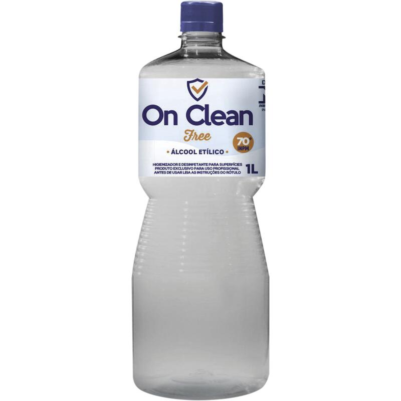 Álcool On Clean Free 70° INPM 1L