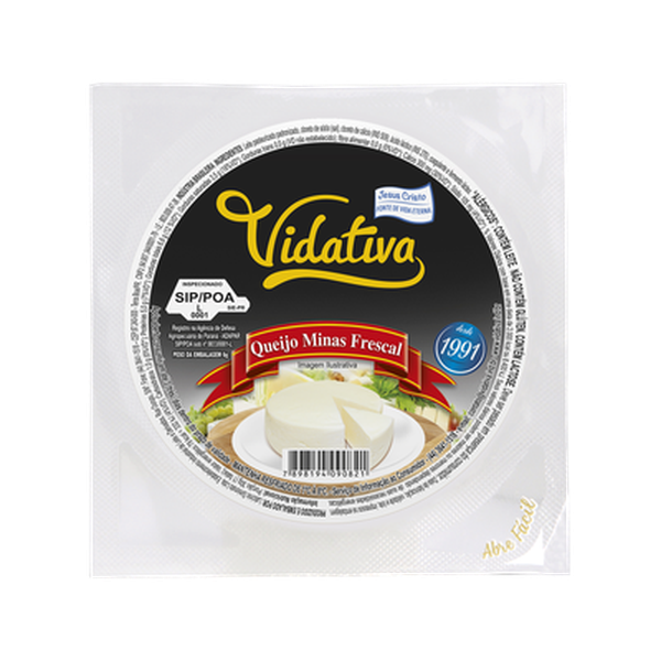 Queijo Minas Frescal Vidativa Kg