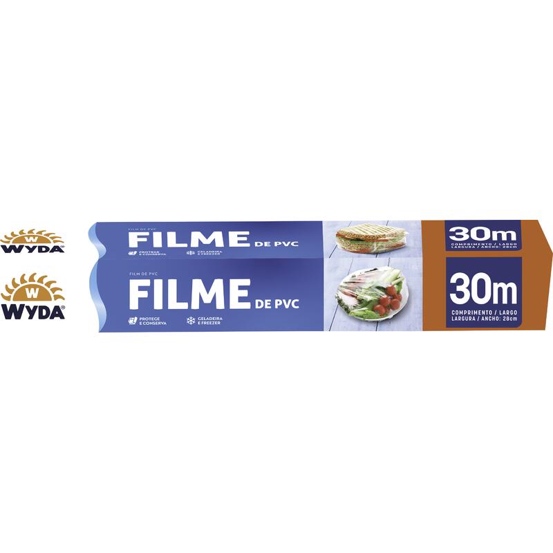 Filme de PVC Wyda 28cm x 30m Rolo