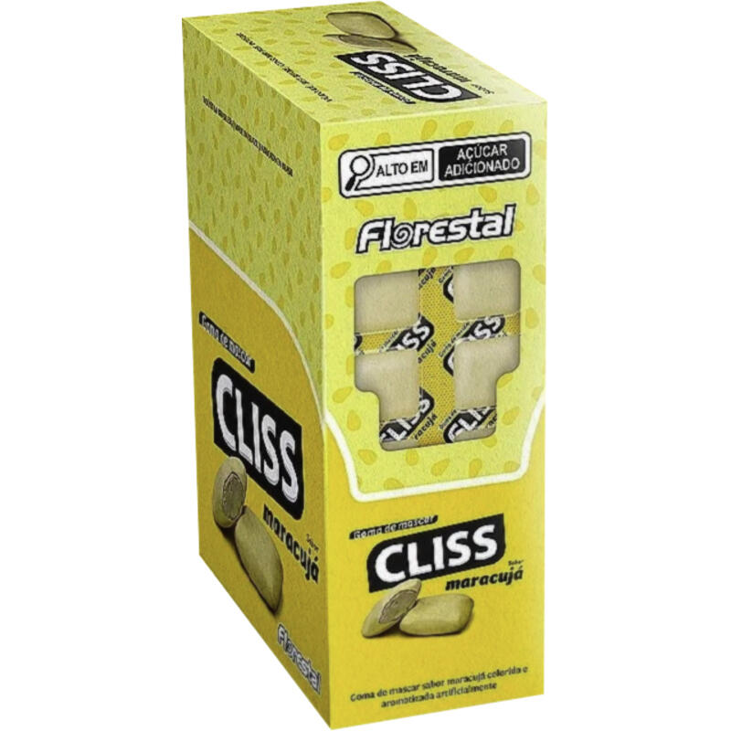 Chiclete Florestal Cliss Maracujá 201g