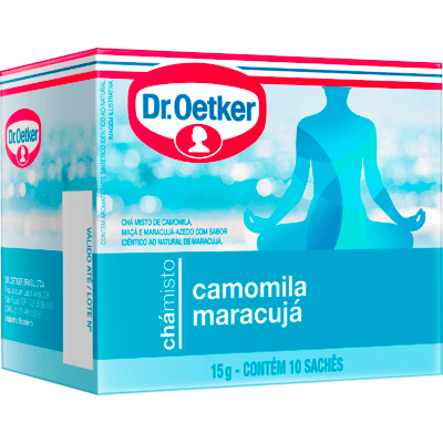 Chá Dr. Oetker Camomila e Maracujá 15g