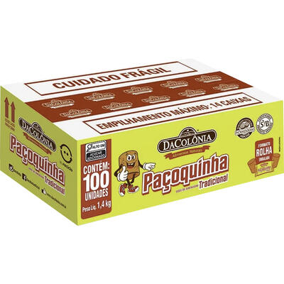 Doce Paçoca DaColônia Rolha 100 un
