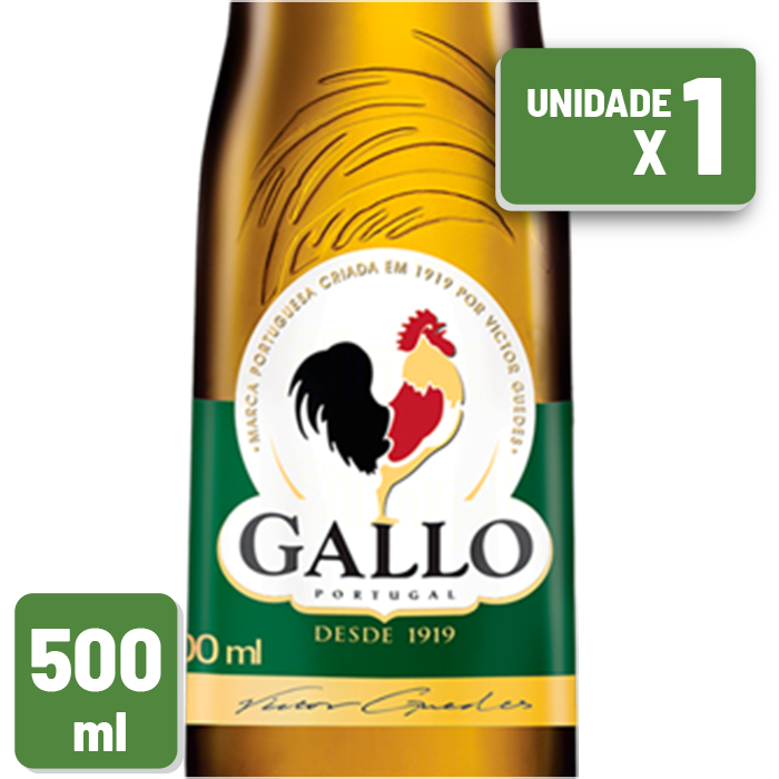 Azeite Gallo Extra Virgem Clássico Garrafa Vidro 500ml