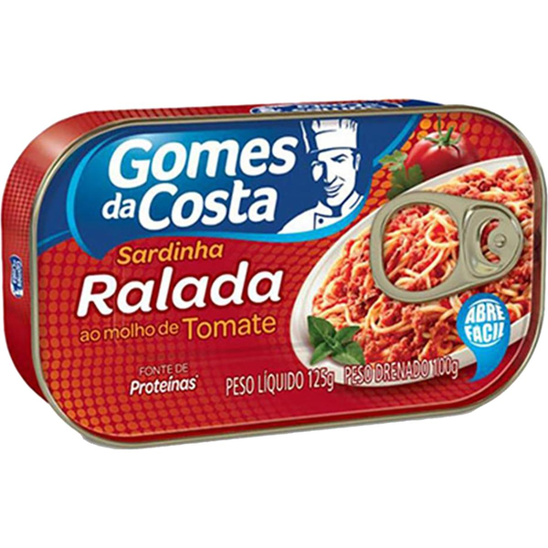 Sardinha Ralada Gomes da Costa 110g - Tomate